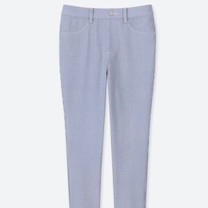 UNIQLO Ultra Stretch Striped Denim Leggings Pants